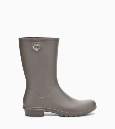 UGG Sienna Matte Rain Boots for Womens - Charcoal/Deep Grey India
